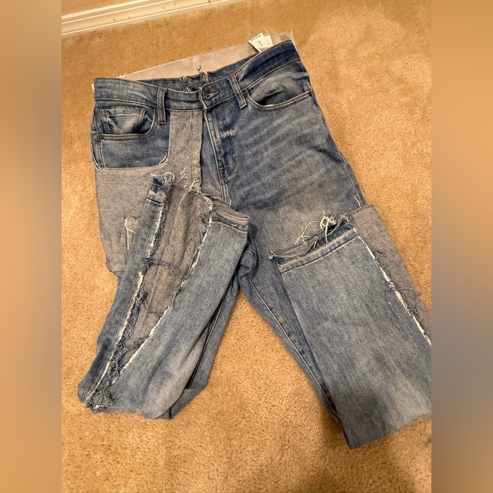 Val Kristopher Distressed Patchwork Cargo Space ,… - image 2